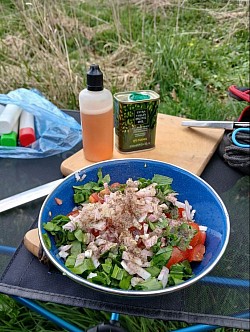 Tomaten-Bärlauch Salat